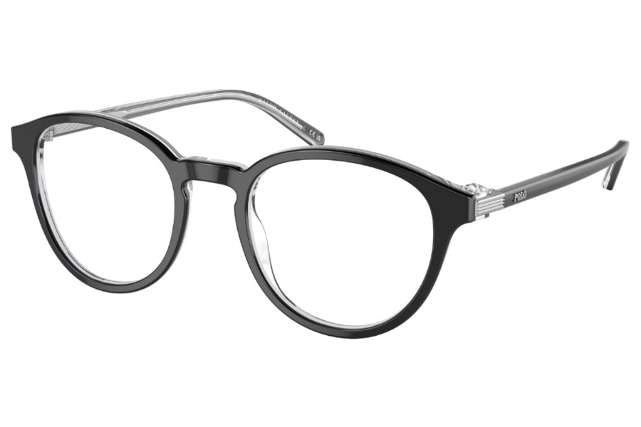 Polo PH 2252F Eyeglasses in 6026 Shiny Black On Crystal